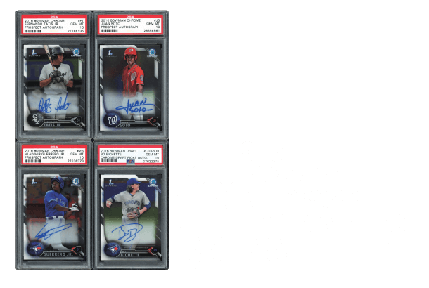 2016 Bowman Chrome Prospect Autographs & Bowman Chrome Draft