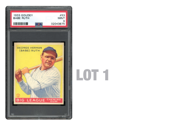 1933 Goudey #53 Babe Ruth