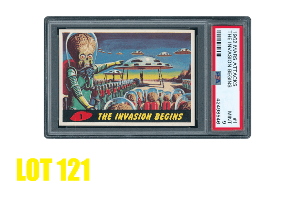 1962 Mars Attacks #1 The Invasion Begins PSA 9 MINT