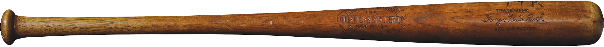 Lot 1 - Babe Ruth 1928-29 Game-Used Hillerich & Bradsby Louisville Slugger Bat