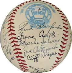 1951 Yankees Auto Ball