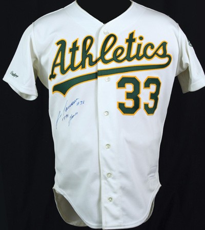 Jose Canseco Jersey Oakland Athletics #33 Jose Canseco Throwback