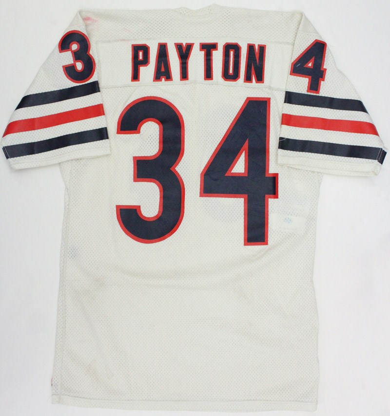 1987 Walter Payton Chicago Bears Jersey Worn in Final Regular, Lot #80062