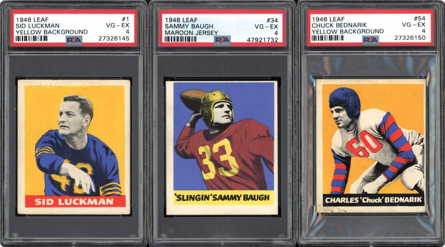 1948 Leaf Sammy Baugh Red Jersey