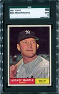 1961 Topps Mickey Mantle SGC 98