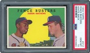 1959 Topps #212 Fence Busters PSA 10