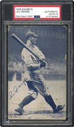 1928 Lou Gehrig Exhibit Card Autographed PSA 9 MINT