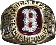  Don Baylors 1986 Red Sox Championship Ring