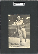 1920 M101-6 Mendelsohn Babe Ruth SGC 1
