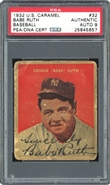 1932 U.S. Caramel (R328) Signed #32 Babe Ruth w/a PSA 9 MINT Autograph