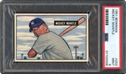 1951 Bowman Mickey Mantle PSA 9