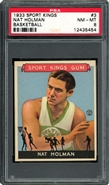 1933 Sport Kings #3 Nat Holman PSA 8