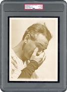 Lou Gehrig 1939 Luckiest Man Type 1 Photo PSA Encapsulated