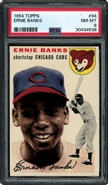 1954 Topps #94 Ernie Banks Rookie PSA 8 NM-MT