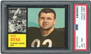 1962 Topps #17 Mike Ditka PSA 8 NM-MT