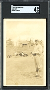 c.1915 Babe Ruth Rookie-Era Postcard SGC 4 VG EX