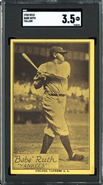 1928 R315 Babe Ruth Yellow Tint SGC 3.5 VG+