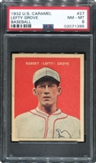 1932 U.S. Caramel #27 Lefty Grove PSA 8 NM-MT