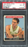 1933 Sport Kings #3 Nat Holman (Basketball) PSA 8 NM-MT