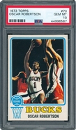 1973 Topps #70 Oscar Robertson PSA 10 GEM MINT